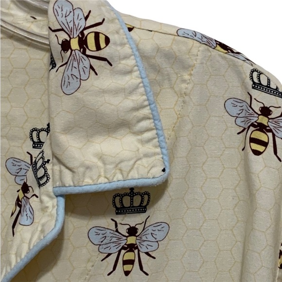 The Cats Pajamas Queen Bee Cotton Luxe PJ Set - Picture 3 of 12